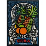 Advertising Poster Cuba Cuban Fruits