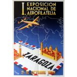 Advertising Poster Zaragoza Philatelic Expo