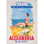 Travel Poster Alexandria Egypt