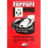 Advertising Poster Ferrari Exhibition