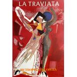 Advertising Poster La Traviata Metropolitan Opera