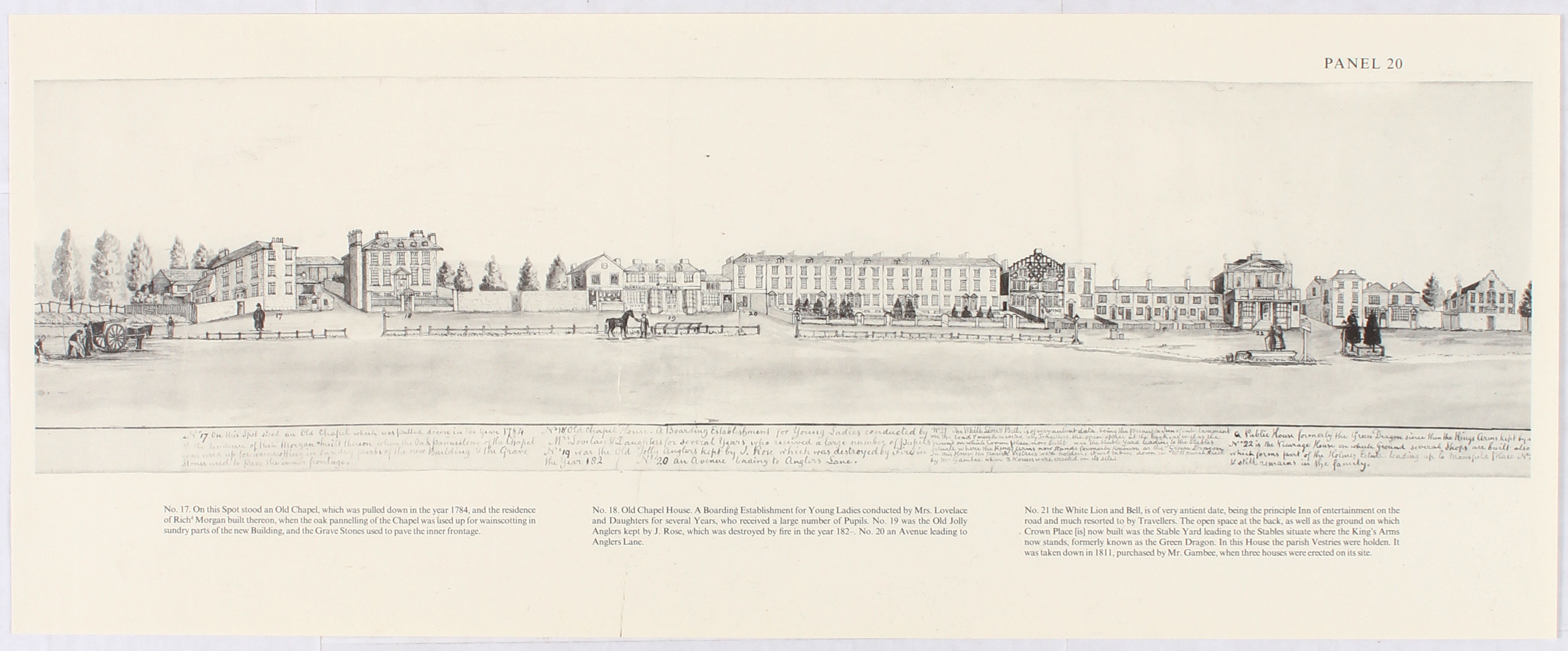 Set of 26 Poster Set The Kentish Town Panorama - Image 22 of 28