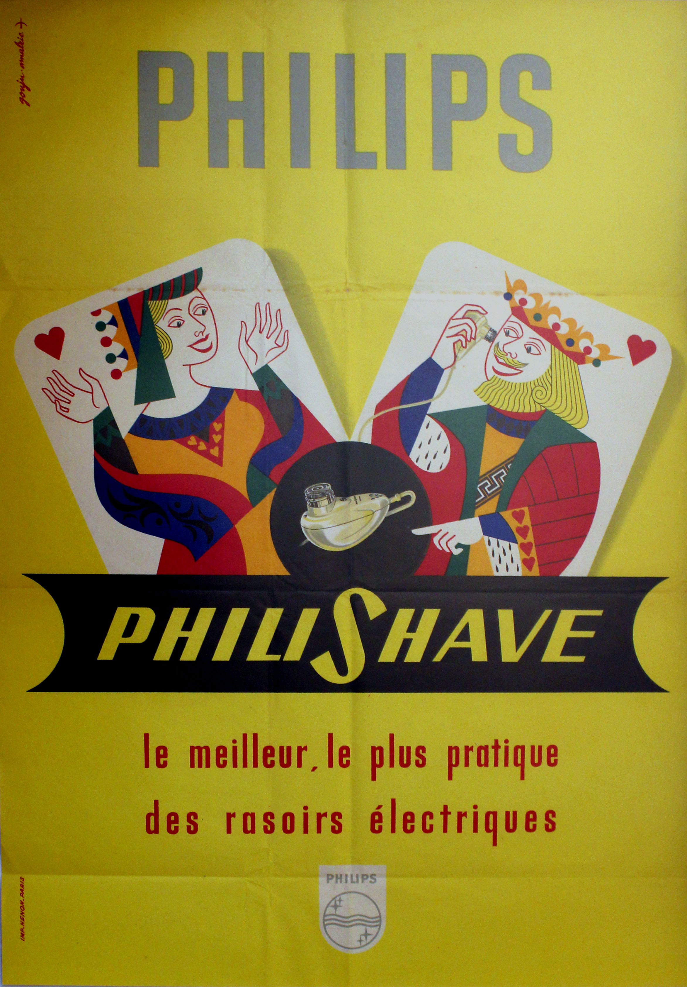 Advertising Poster Philips Philishave