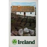 Travel Poster Ireland Cottage Poster