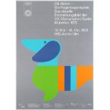 Sport Poster Otl Aicher Exhibition The Visual Appearance of the 1972 Munich Olympic Games