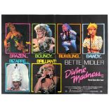 Movie Poster Divine Madness Good Dirty Fun Starring Bette Midler