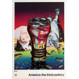 Advertising Poster America Yankee Flame Ben Schonzeit