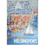 Travel Poster Discover Helsinki