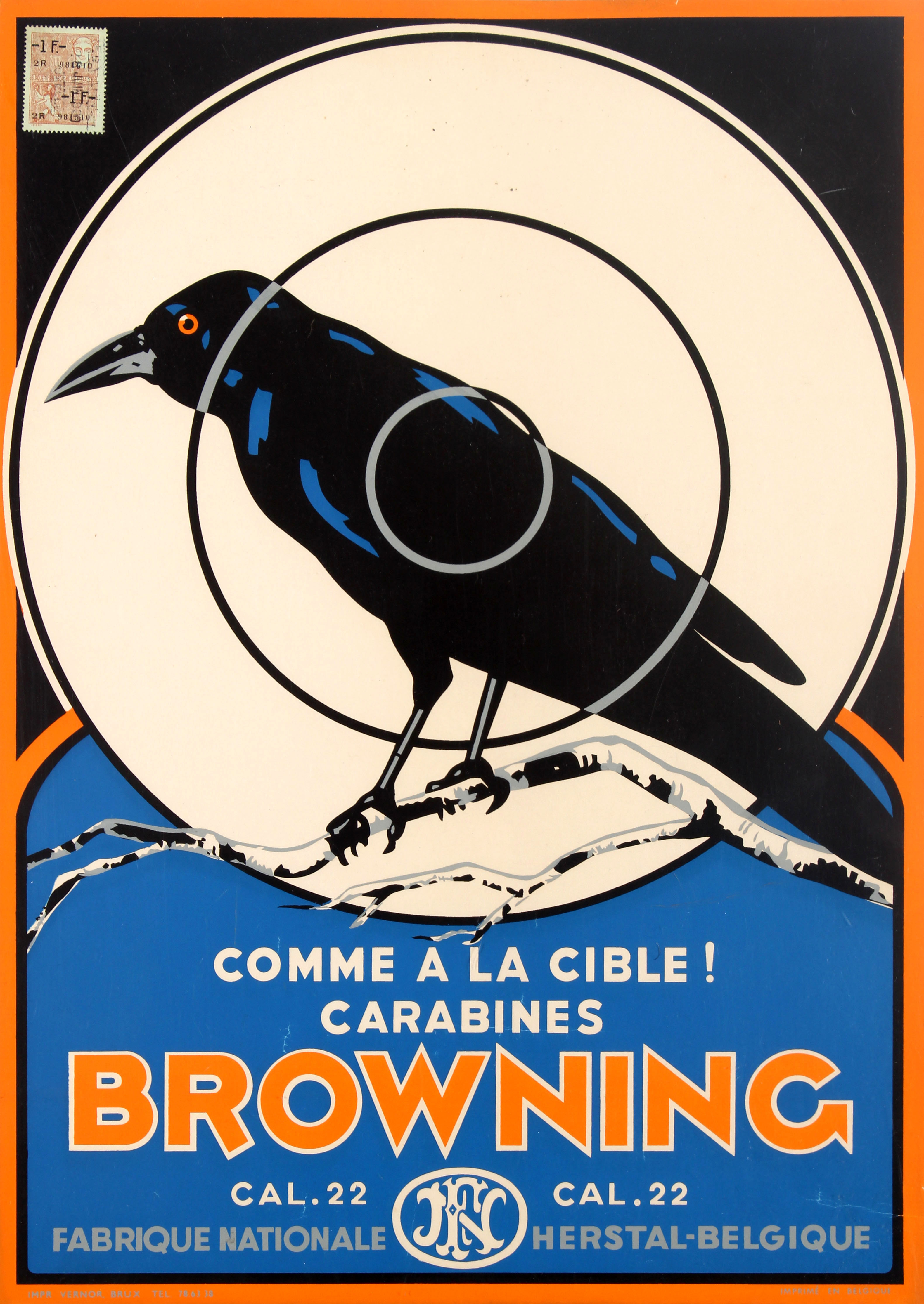 Advertising Poster Browning Rifles