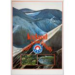 Travel Poster Iceland rugged but friendly