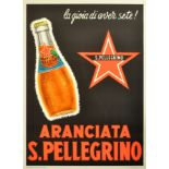 Advertising Poster Aranciata San Pellegrino Milan
