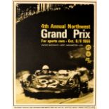 Sport Poster Grand Prix Sports Cars USA Porsche 1966