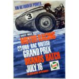 Sport Poster 1966 RAC British Grand Prix Brands Hatch