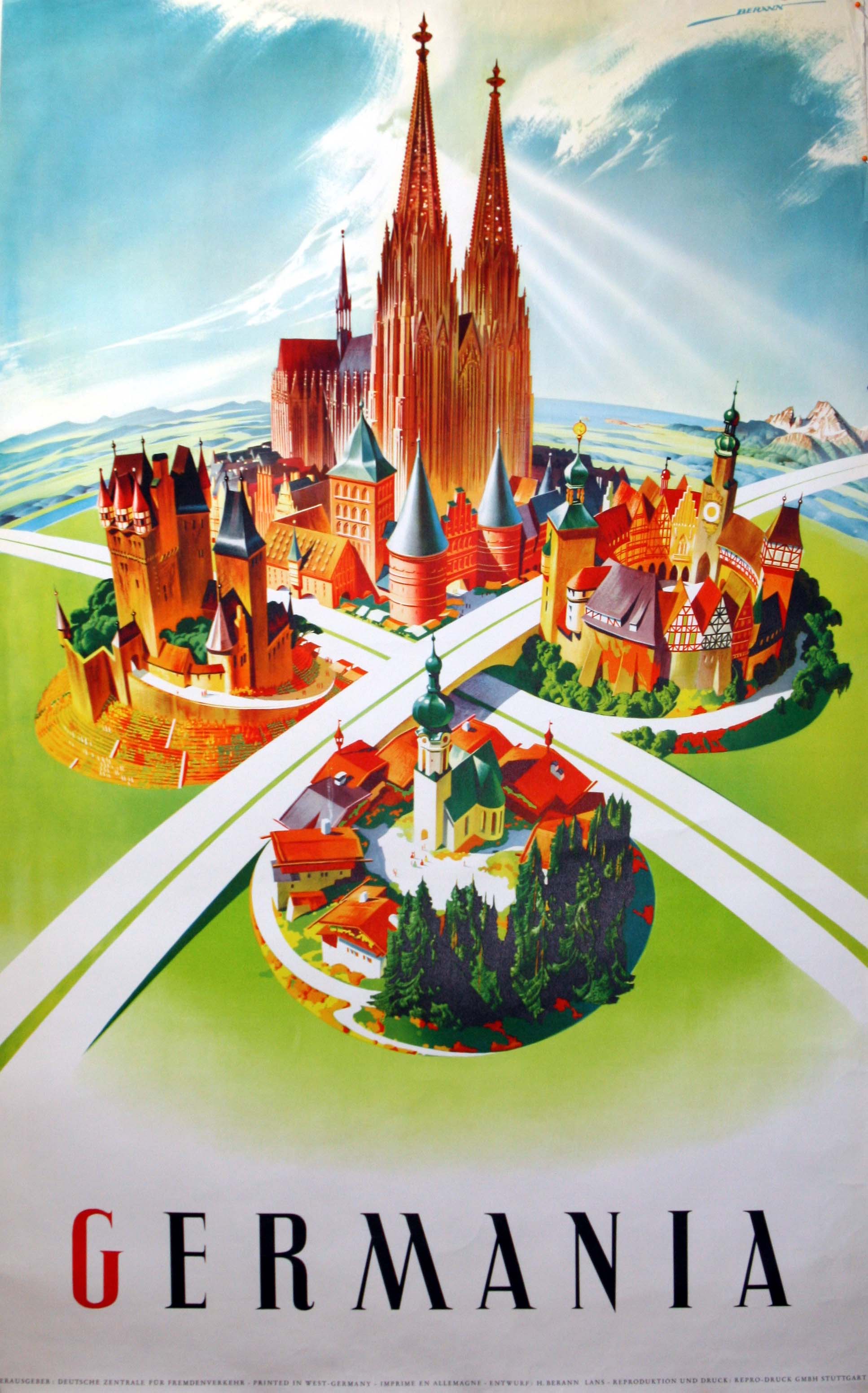 Travel Poster Germania Germany