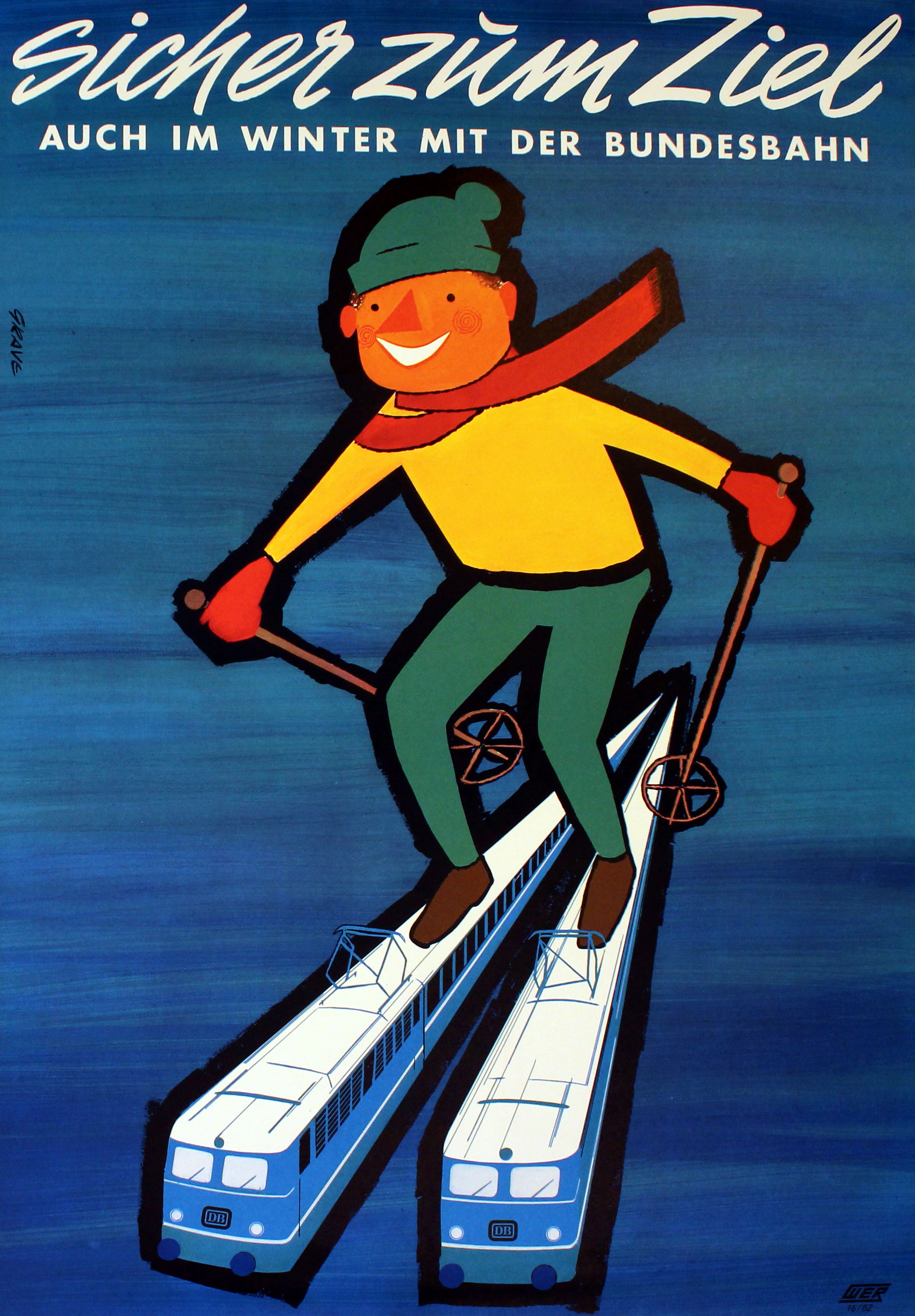 Ski Poster Winter Sport in Germany