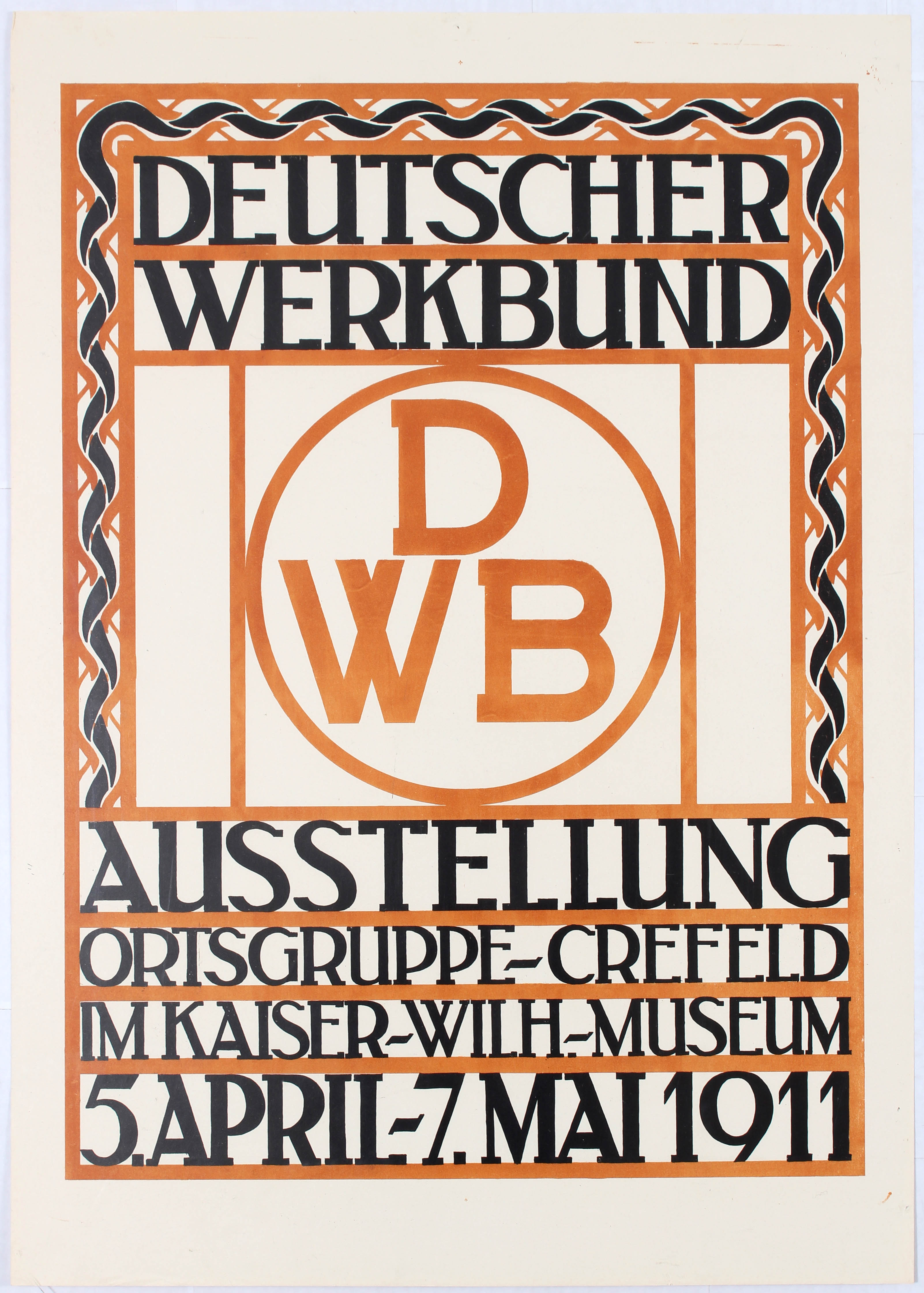 Advertising poster Deutscher Werkbund Exhibition Ehmcke