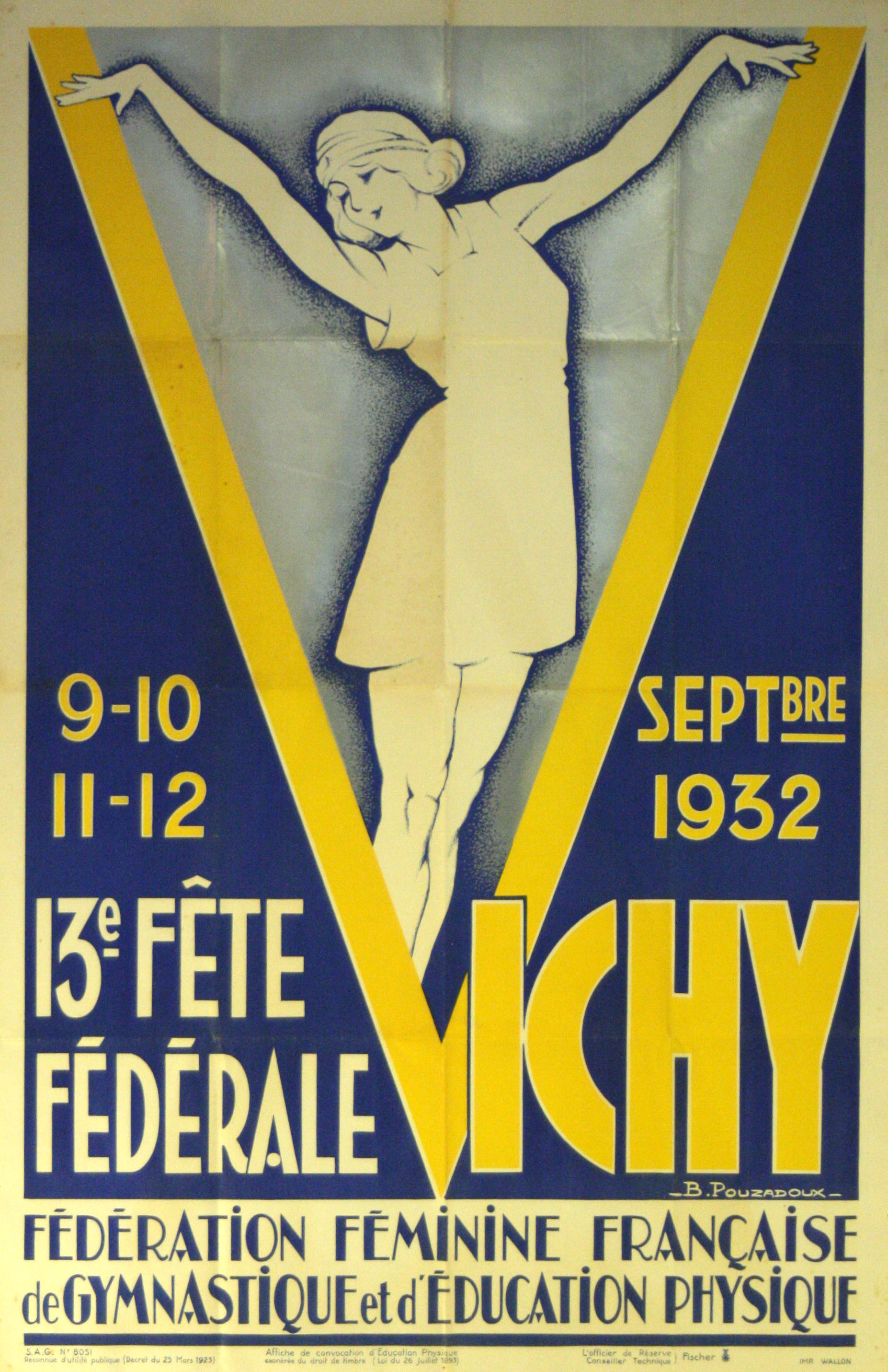 Sport Poster Vichy Female Gymnastics