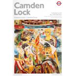 London Underground Poster Camden Lock John Bellany