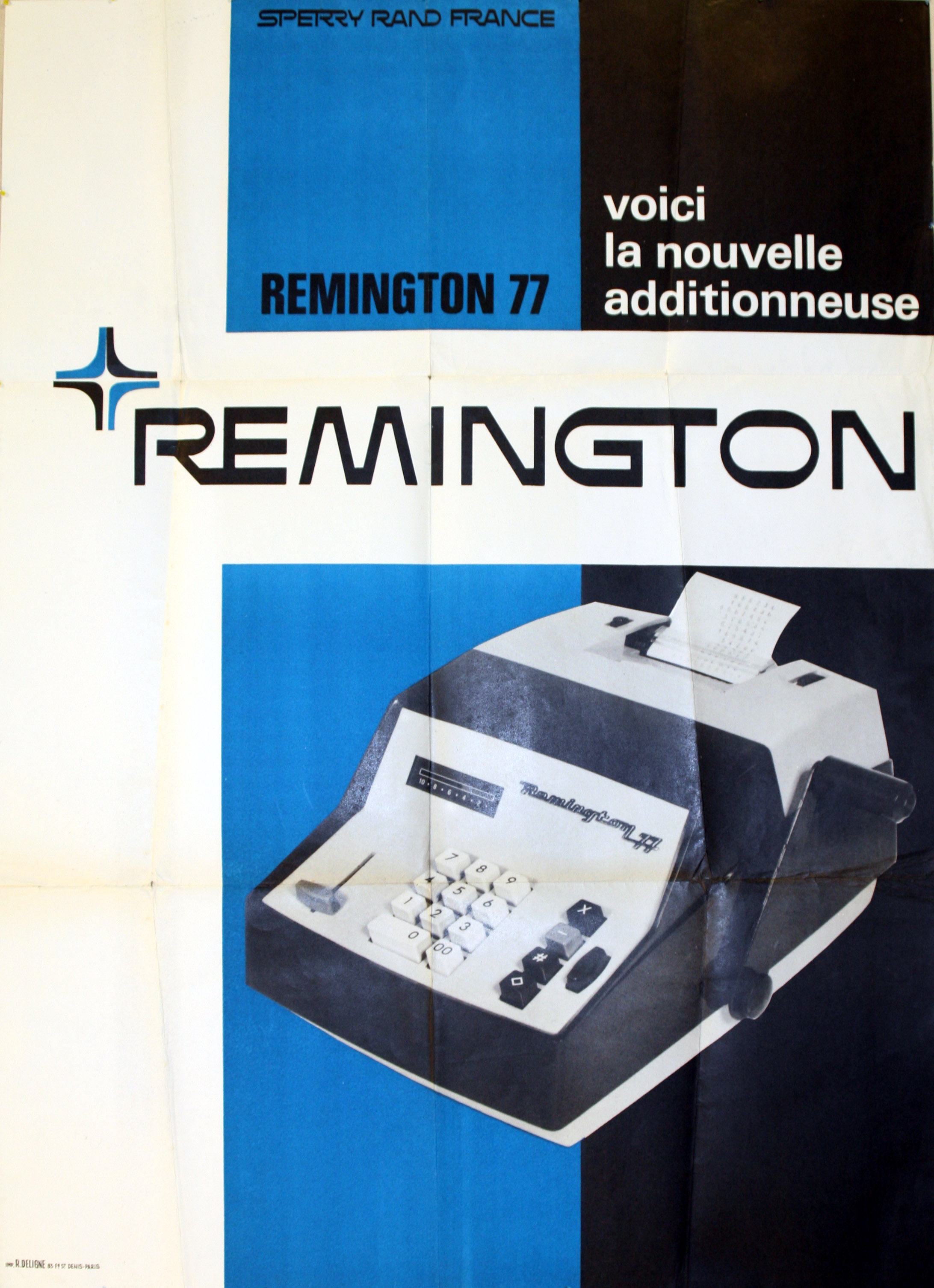 Advertising Poster Remington 77