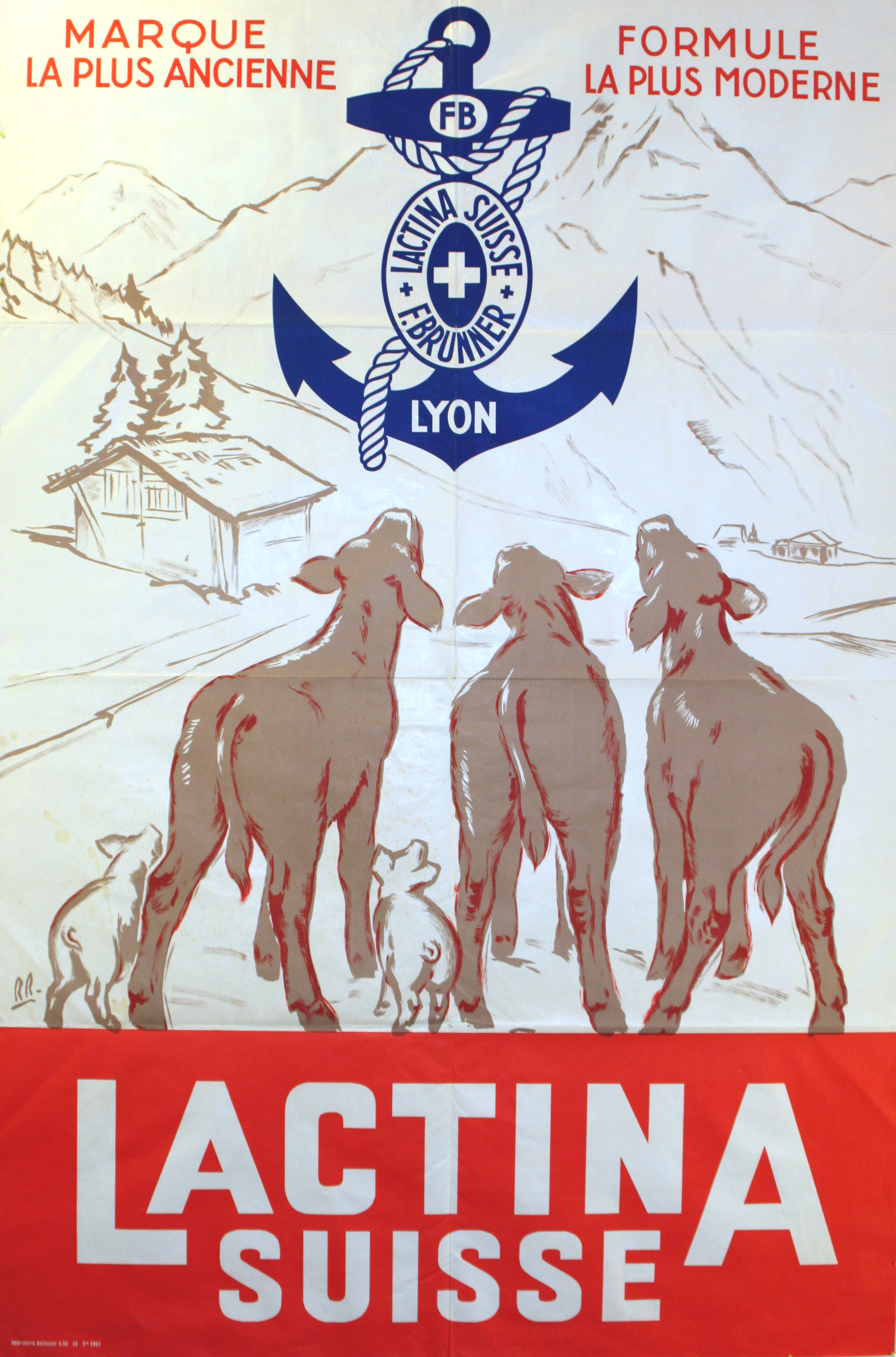 Advertising Poster Swiss Lactina