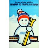 Ski Poster SNCF Winter Holidays