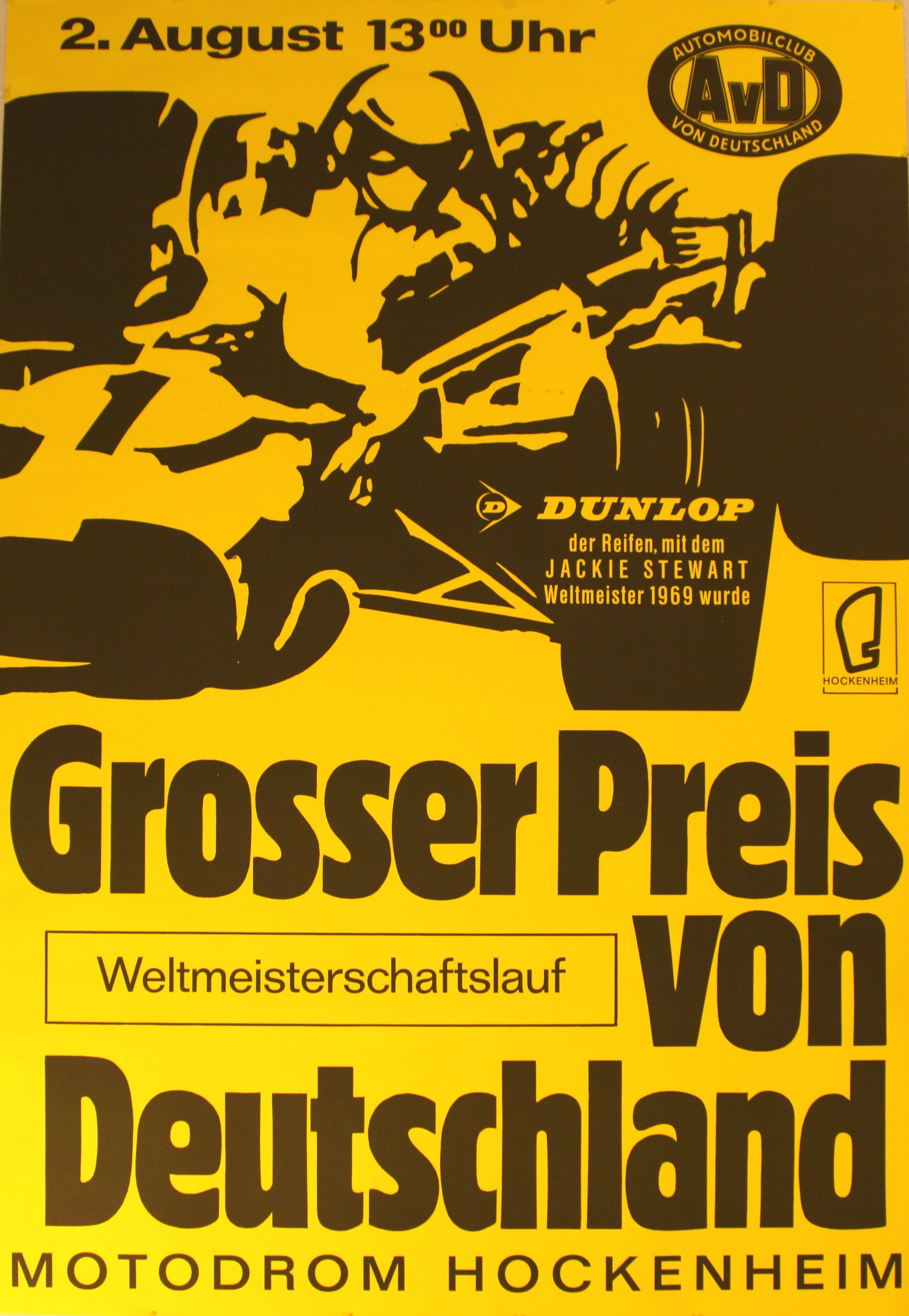 Sport Poster 1970 German Grand Prix Hockenheim