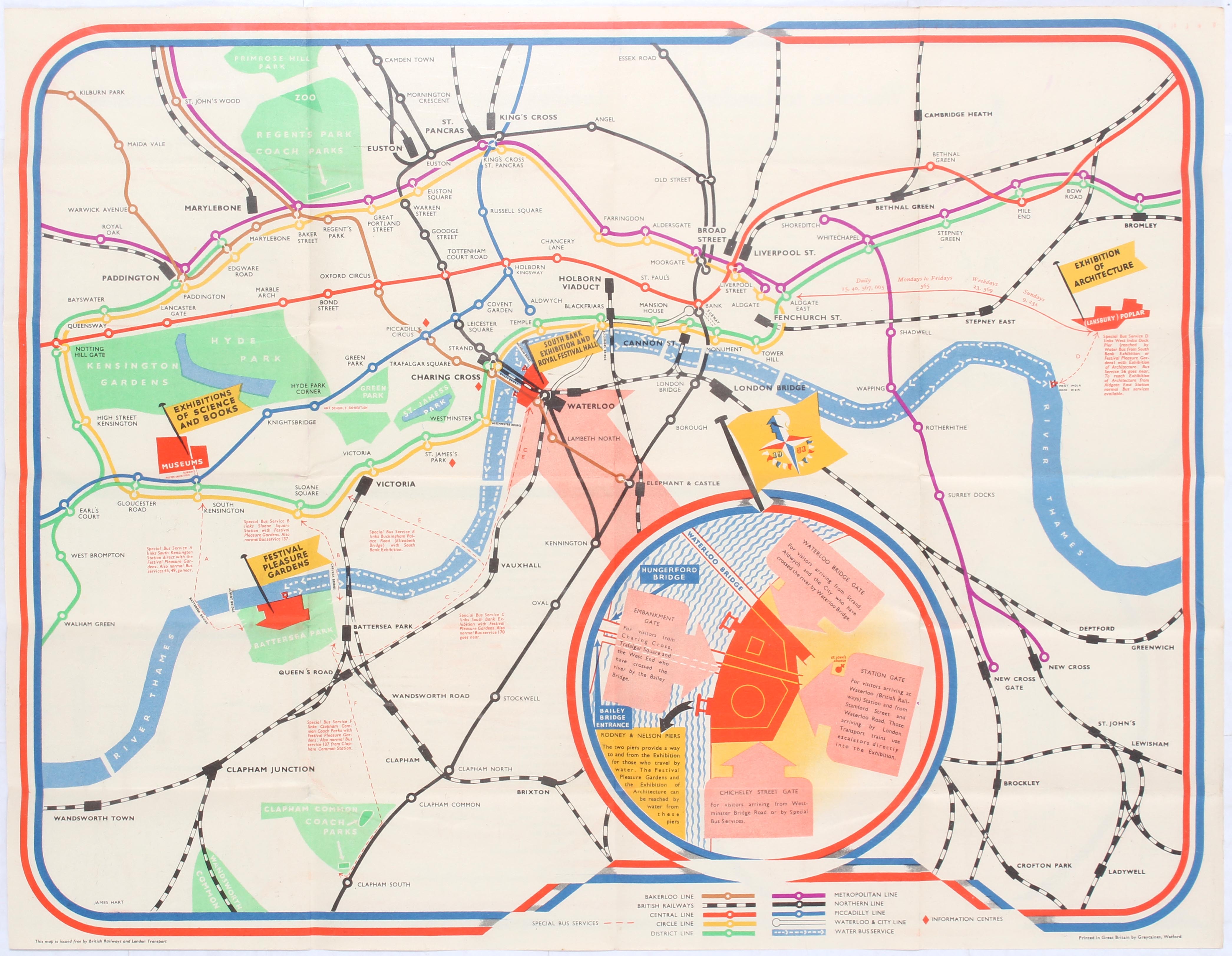 London Transport Festival Of Britain 1951 Hart