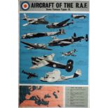 Propaganda Poster WWII Aircraft of the Royal Air Force