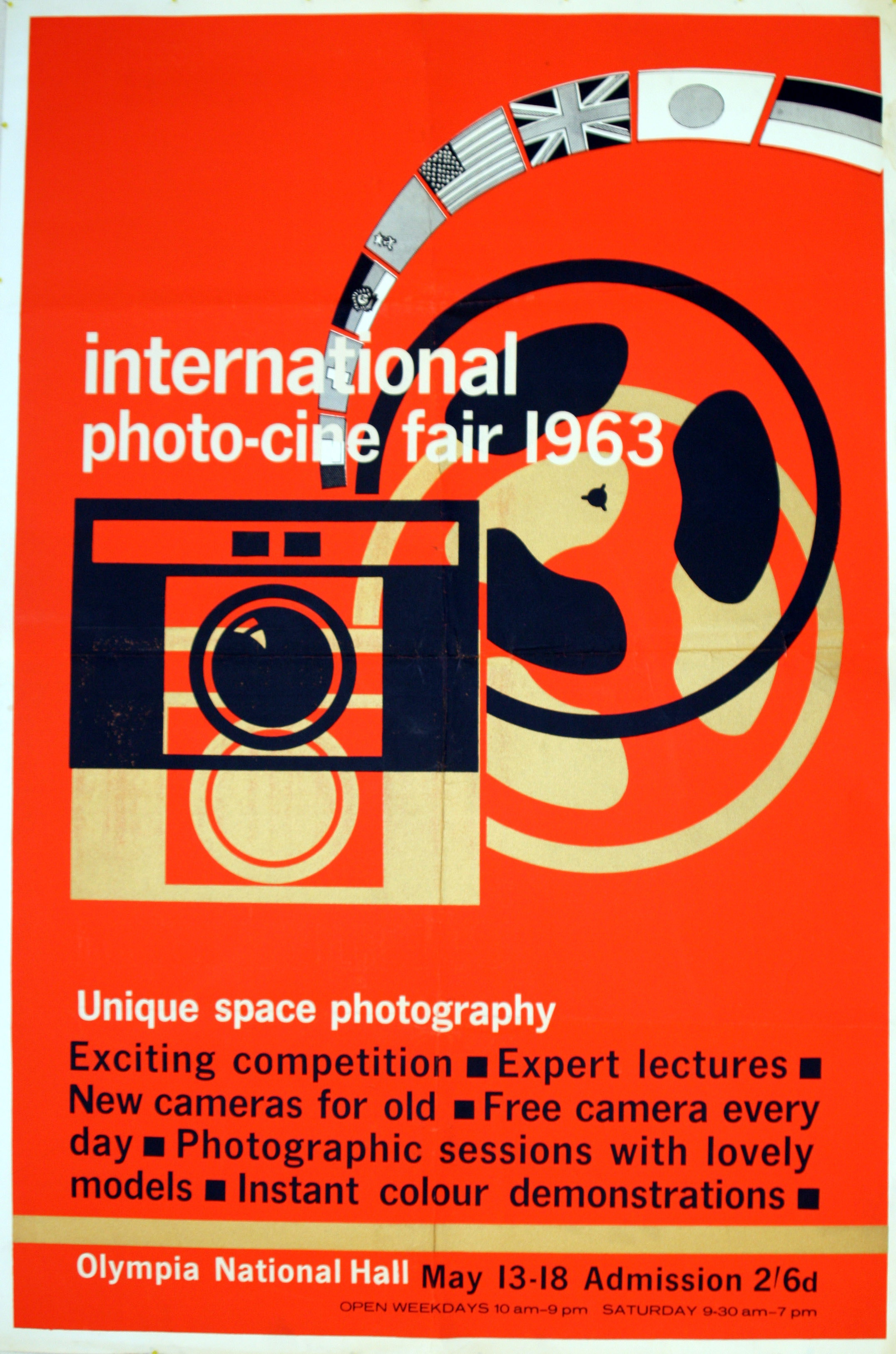 Advertising Poster International Photo-Cine Fair 1963