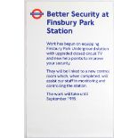 London Underground Security Finsbury Park IRA