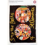 London Underground Poster Oranges and Lemons Gillian Ayers