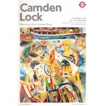 London Underground Poster Camden Lock John Bellany