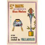 Auto Racing Poster Valladolid Grand Prix Spain 1965