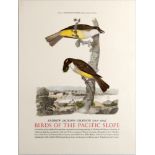 Advertising Poster Birds of The Pacific Slope Andrew Jackson Grayson 1980s