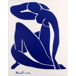 Advertising Poster Blue Nude II Henri Matisse