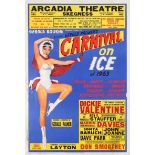 Advertising Poster Carnival on Ice Gerald Palmer 1963