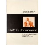 Advertising Poster Olaf Gulbransson Art Exhibition