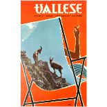 Travel Poster Valais Switzerland Otth Zermatt