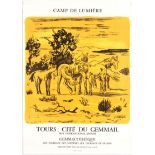 Advertising Poster Camp De Lumiere Yves Brayer Horses