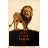Advertising Poster EMB Eggs British Lion F C Herrick