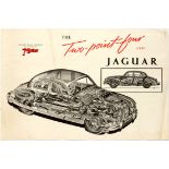 Advertising Poster Jaguar Two-Point-Four Litre S. E. Porter