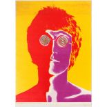 Advertising Poster John Lennon Beatles Avedon 1967