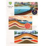 Advertising Poster BP British Petroleum Formation of Oil 1960s