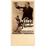 Advertising Poster Schichtl Theater Marionette Art Deco