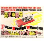 Movie Poster Palm Spring Weekend Ford Thunderbird Norman Taurog