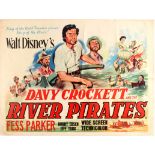Movie Poster Walt Disney Davy Crockett and the River Pirates