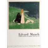 Art Exhibition Poster Edvard Munch LA Sanfilippo De Gregorio Chighine Gaudi