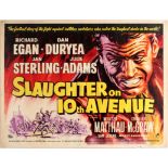 Movie Poster Slaughter on 10th Avenue American Film Noir Arnold Laven