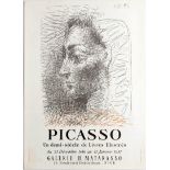 Advertising Poster Picasso Exhibition Gallerie Matarasso Nice