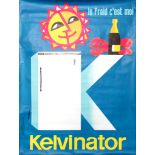 Advertising Poster Kalvinator Midcentury Modern France